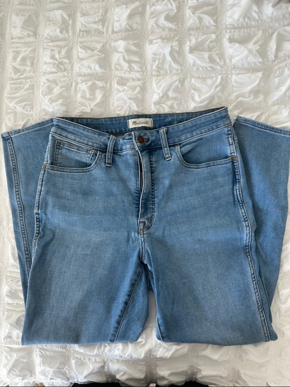 Madewell Women's Light Wash Curvy Road Tripper Jean